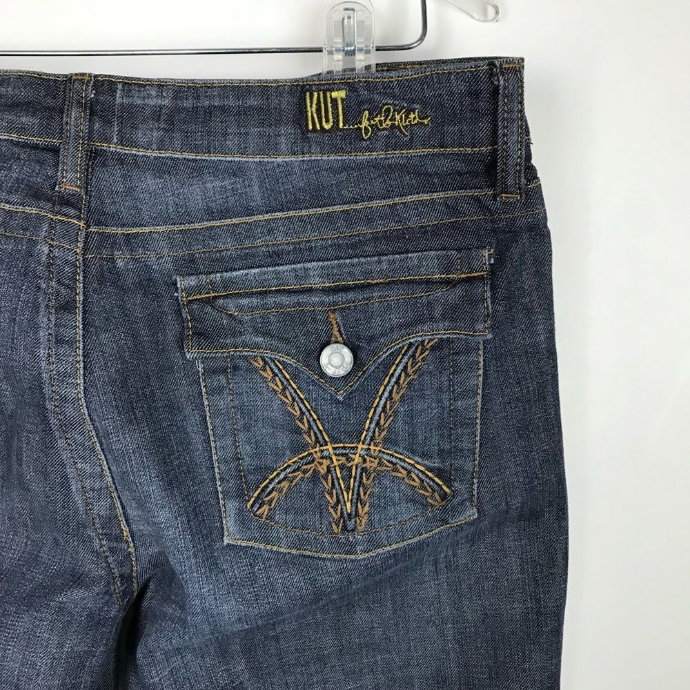 Kut from the Kloth Womens Denim Jeans Flap Pocket Size 10